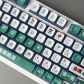 Mahjong / CS GO / EVA / GUMDAM 104+18 Clear PC+PBT Dye-subbed Pudding Jelly Keycaps Set MDA Profile Mechanical Keyboard